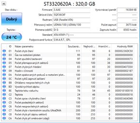 PATA hard disky, HDD 3,5", odzkoušené, cena od 190,- kus - 10