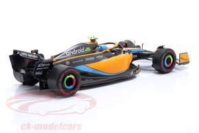 2X MCLAREN MCL36 2022 NORRIS A RICCIARDO SOLIDO 1:18 - 10