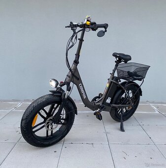 Elektrokolo skládací Fatbike HECHT COMPOS XL GRAY - 10