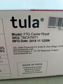 nosítko TULA Free to Grow, FTG, dekor Carrier Royal - 10