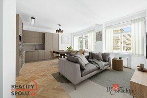 Prodej, byty/3+kk, 95 m2, Újezd 414/13, Smíchov, 15000 Praha - 10