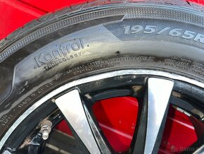 ALU kola 15" 6,5J ET35 + letní pneu Hankook 195/65/R15 - 10