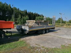 Vlek Sleva podvalnik tandem nájezdy nápravy SAF - 10