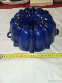 Litinové bábovky 2 ks modré - 10