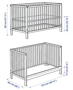 Dětská postýlka GULLIVER - IKEA (vč. matrace a lož. prádla) - 10