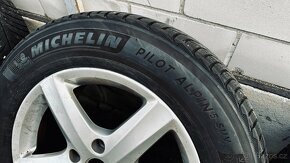 ZIMNÍ SADA 5X130 ALU TOUAREG MICHELIN ALPIN A5 255/55/18 7MM - 10