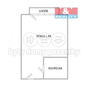 Pronájem bytu 2+kk, 41 m², Most - 10