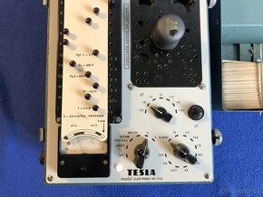 Měřicí přístroj Tesla BM215A (měřič elektronek) - 10