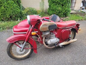 Jawa 250/592 se sidecarem Velorex 560 - 10