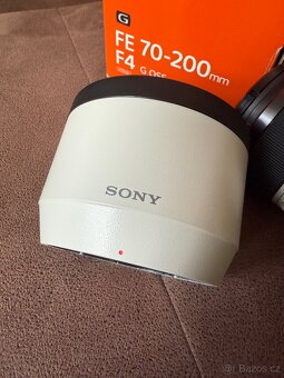 Sony FE 70-200 mm f/4 OSS zoom objektiv ve skvělém stavu - 10