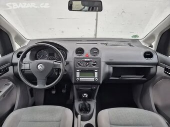 VW Caddy 1.9TDI 77kW, bez koroze,serviska,klima - 10