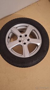 Alu kola 5x112 R16, zimní pneu Dunlop - 10