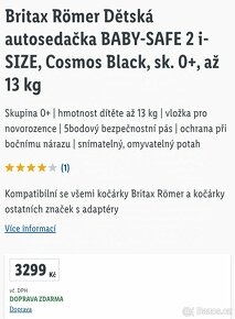 Autosedačka 0-13 kg Britax Römer - 10