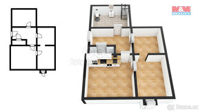 Prodej bytu 2+1, 73 m², Kozojedy - 10