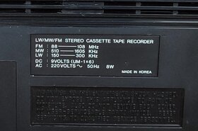 RETRO STEREO RADIO CASSETTE RECORDER ARTEC SRRL 101. - 10