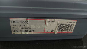 BOSCH vrtací kladivo GBH2000 600W - ZÁNOVNÍ - 10