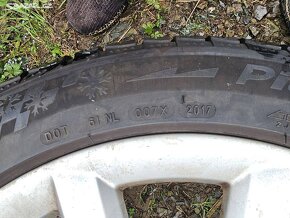 ALU kola 5x112 / Audi 255/45 R19, Zimní Michelin. - 10