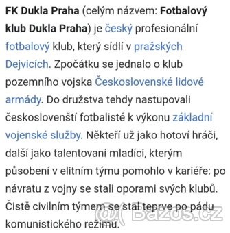 2x historická vlaječka fotbalového klubu DUKLA PRAHA. - 10