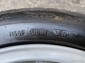 Original ALU kola VW Perugia 16" 7J ET45 + pneu 205/55/R16 - 10