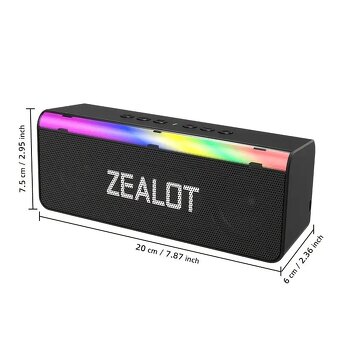 Nový bluetooth reproduktor výkon 20W s RGB efekty. - 10