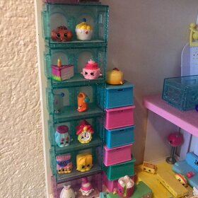 Velky set shopkins, domek, skutr, kuchynka - 10