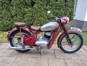 Jawa 350/18 1951 s doklady v patině. - 10