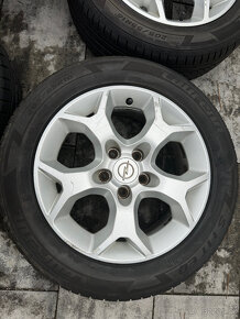 ALU Kola Borbet R16" 5x110 pneumatiky 205/55 R16 - 10