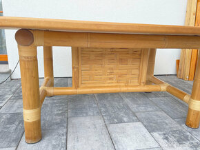 Bambusový jídelní stůl Sole Mio 211 x 126cm - TOP - 10
