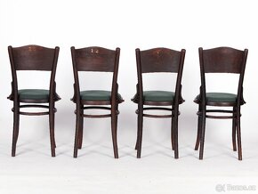 Přečalouněné židle THONET s osdobnou ražbou. - 10