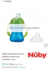 NOVÝ-hrnek netekoucí,se silikónovým pítkem - 10