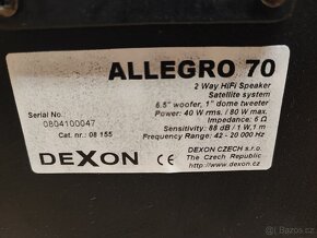 Dexon allegro 70 reproduktory - 10