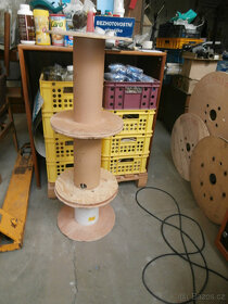 Špulka dřevěná, design stolek, podstavec od 199 kč - 10