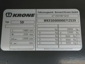 KRONE SD ProfiLiner standard nákladní návěs - 10