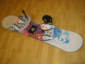 Dívčí Snowboard FIREFLY,délka 125 cm +vázání Firefly - 10