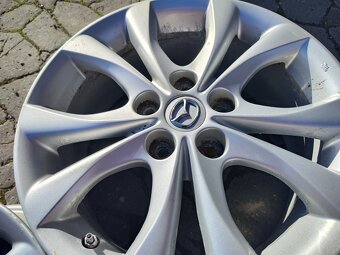 17"alu sada disků 5x114 origo Mazda 3 5 6 TPMS senzory - 10