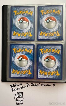 Kusové karty TCG Pokémon STARÉ 5-10LET (ORIGINÁL) - 10