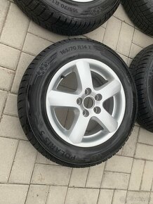 Zimní pneu s Alu disky Škoda 165/70/R14 - 10