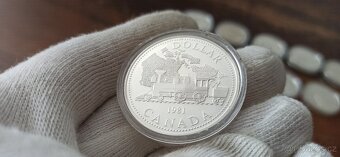 Kanada stříbrné dolary. - 10