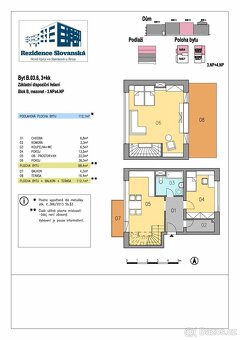 Pronájem mezonetového bytu v novostavbě , 112 m² - Slavk - 10