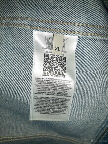 GUESS JEANS BUNDA MODRÁ - XL, 100% STAV Džínová bunda Dziska - 10