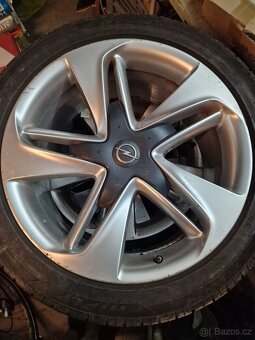 Letní pneu na origo 19" ALU diskách Opel s TPMS - 10