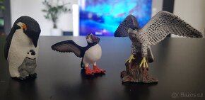 Schleich ptáci pštros sova labuť papoušek sup plameňák ara - 10