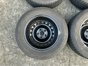 Plech. kola VW 5×112, 6J15H2 ET47, PNEU 195/65 R15 - 10