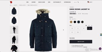 Péřová bunda Fjallraven Singi Down Jacket M - 10