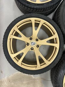 Disky R22 Techart 5x130 vč. zimních pneumatik 295/30R22 - 10