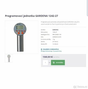 Automatický rozdělovač vody Gardena 1197, Gardena 6030 - 10