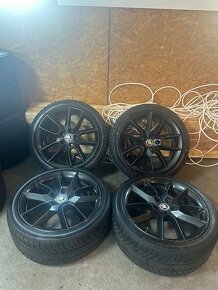 ALU Kola ŠKODA 5x112 R18 GEMINI NOVÉ Zimní pneu 225/40/18 - 10