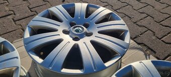 Alu kola originál Škoda Superb 5x112 6x17 ET45 3T0 601 025 J - 10