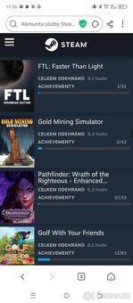 Prodám Steam account 20 let - 10