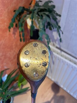 Hickory hůl Brassie(spoon) - signováno J.H. Oke (cca. 1910) - 10